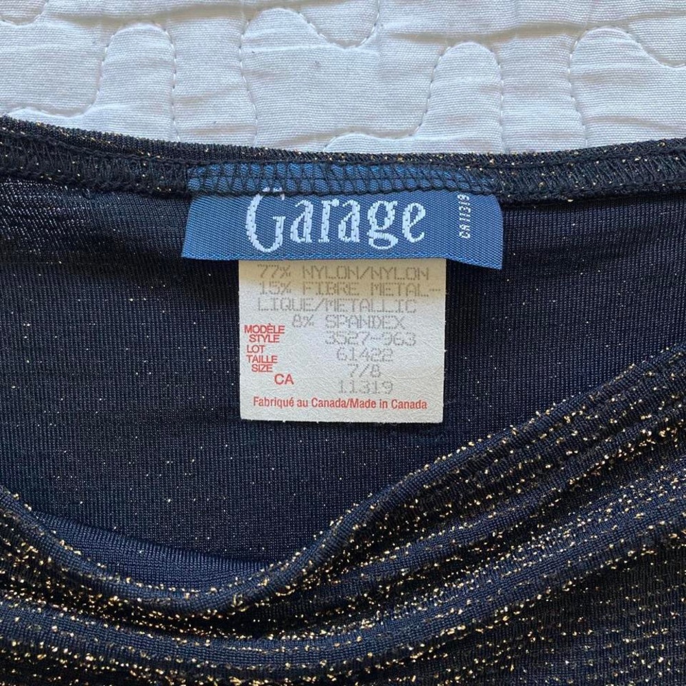 Vintage 90s Gold Glittery Midi Skirt ✨ - Picture 4 of 4